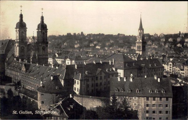 Stiftskirche St. Gallen Vorderseite