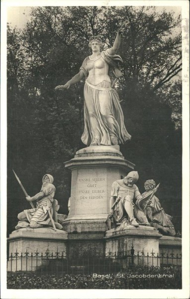 St. Jakobs-Denkmal (Basel) Vorderseite