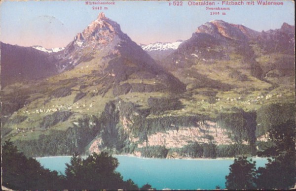 Aareschlucht bei Meiringen - Litho