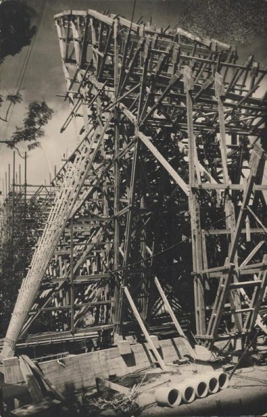 Fürstenlandbrücke im Bau 1937-1941 in St. Gallen Vorderseite