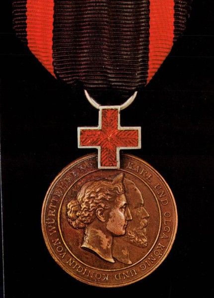 Königreich Würtenberg - Bronze Karl - Olga - Medaille Vorderseite