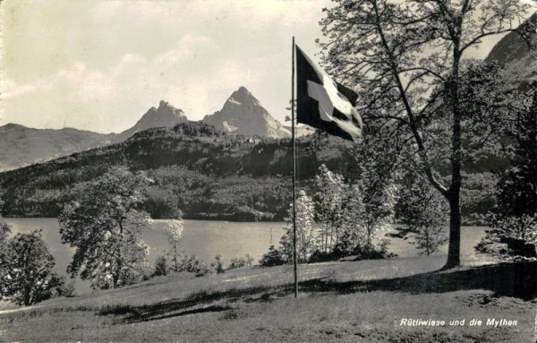 Rütliwiese und die Mythen Vorderseite