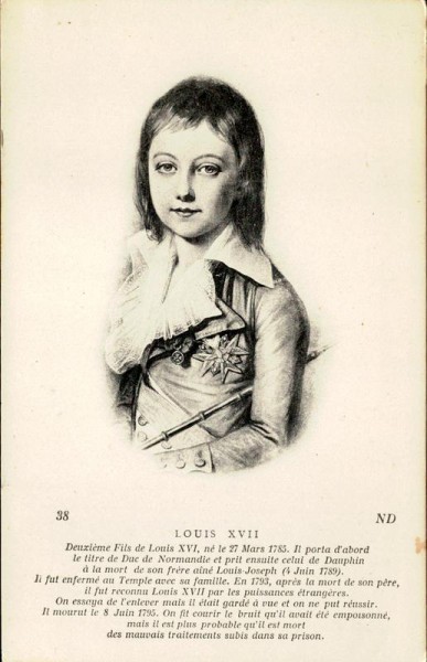 Louis XVII Vorderseite