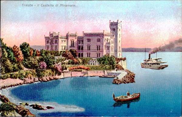 Trieste - Il Castello di Miramare Vorderseite