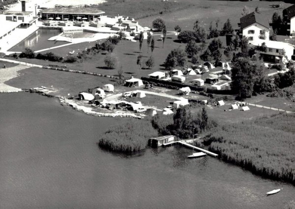 TCS Camping Rapperswil SG, Flugaufnahme Vorderseite