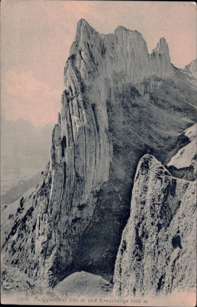 Furgglenfirst, Kreuzberge Vorderseite