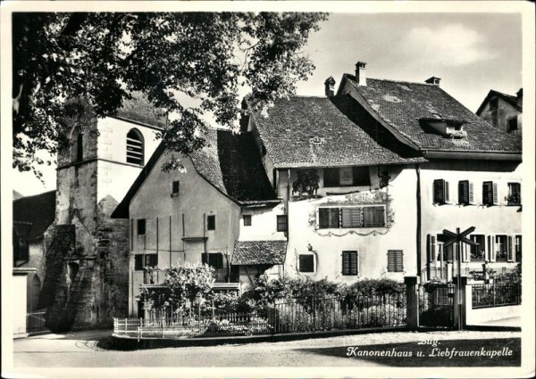 Zug, Kanonenhaus und Liebfrauenkapelle Vorderseite