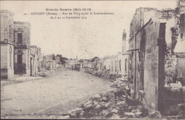 Revigny, Grande Guerre 1914-15-16