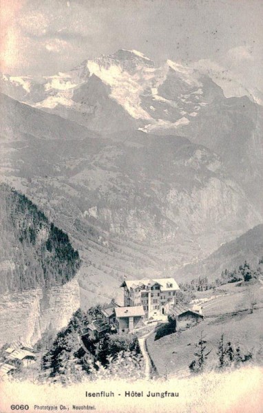Isenfluh, Hôtel Jungfrau Vorderseite