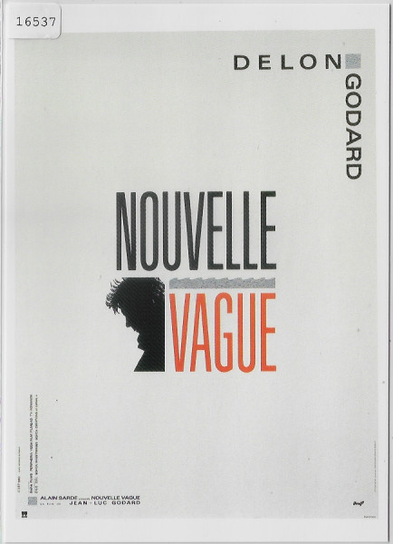 Nouvelle Vague de Jean-Luc Godard 1989 Alain Delon