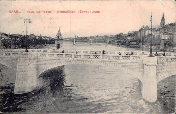 Mittlere Rheinbrücke (Basel) Vorderseite