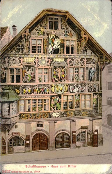 Schaffhausen - Haus zum Ritter Vorderseite