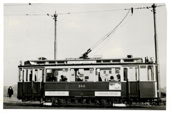 Tram Amstelststation-Centraalstation, Amsterdam Vorderseite