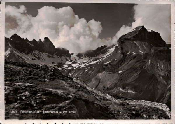 Tschingelhörner, Segnespass und Piz Atlas