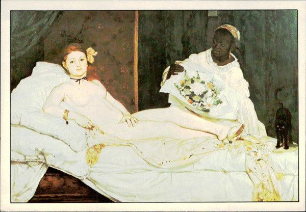 Olympia, Manet Vorderseite