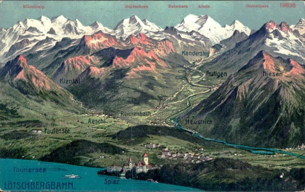 Lötschbergbahn Vorderseite