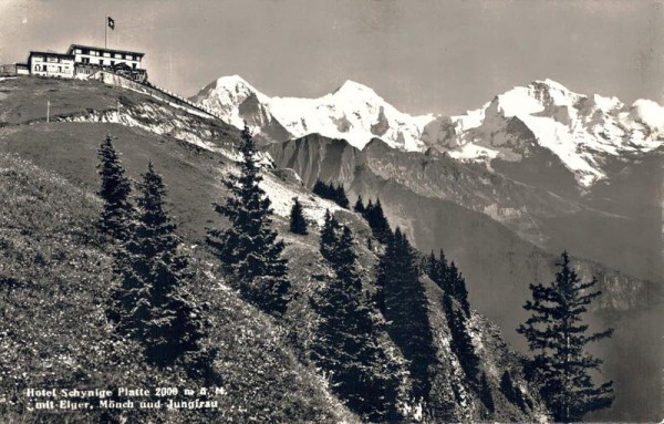 Schynige Platte mit Eiger, Mönch und Jungfrau Vorderseite
