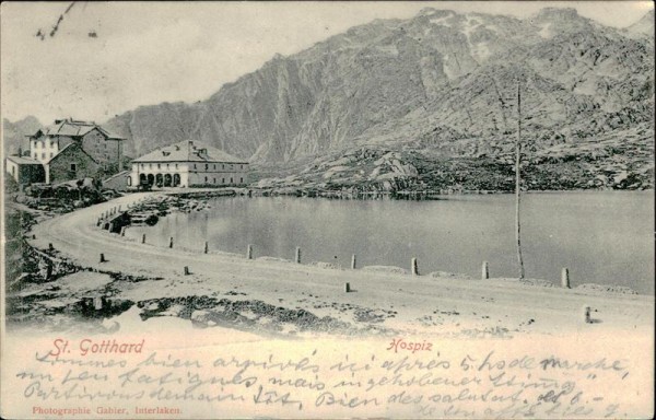 Gotthardpass/Hospiz Vorderseite
