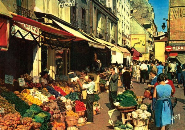 Paris, La rue Mouffetard Vorderseite