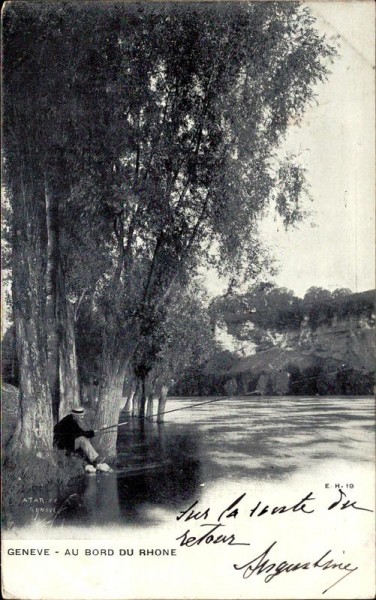 Genève - Au Bord du Rhone Vorderseite