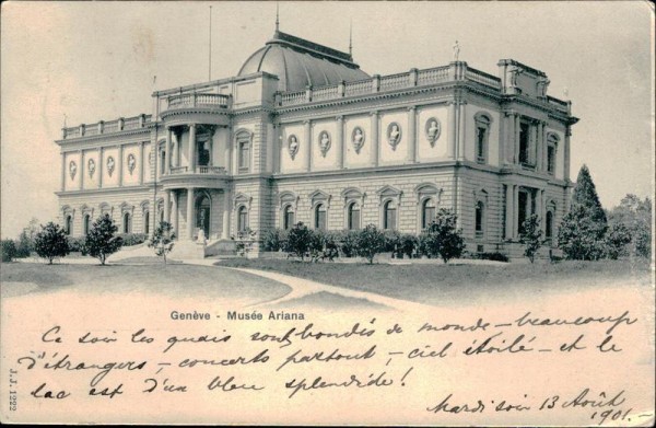 Musée Ariana Vorderseite