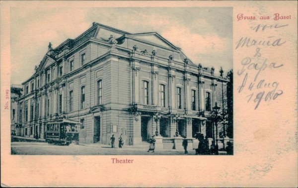 Gruss aus Basel/Theater Vorderseite