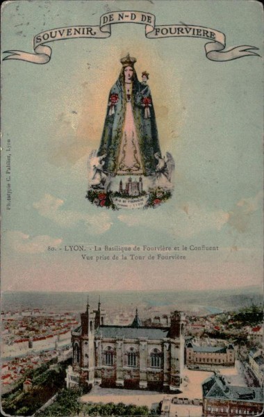 Notre-Dame de Fourvière (Lyon) Vorderseite