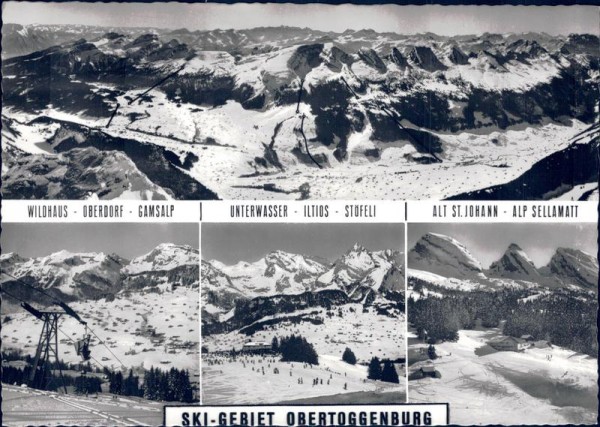 Ski-Gebiet Obertoggenburg Vorderseite