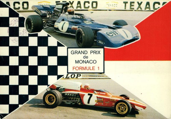 Grand Prix de Monaco, Formule 1  Vorderseite