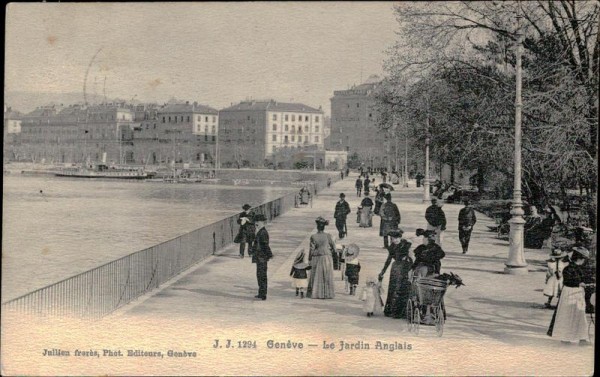 Genève - Le Jardin Anglais Vorderseite