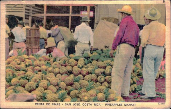 San José (Costa Rica) - Pineapples Market Vorderseite