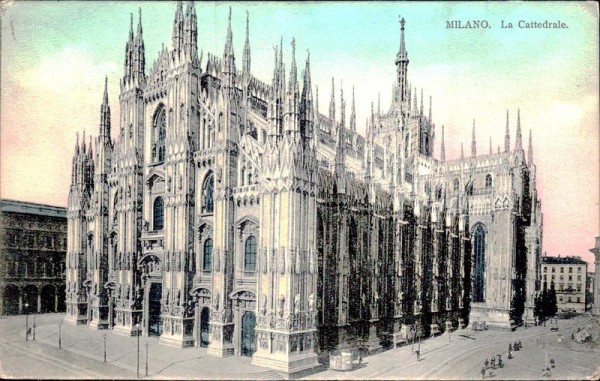 Milano. La Cattedrale Vorderseite