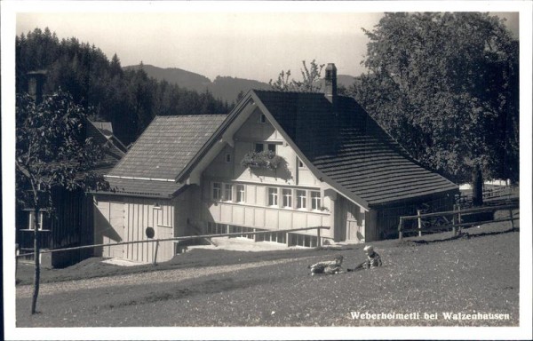Walzenhausen, Weberheimetli Vorderseite