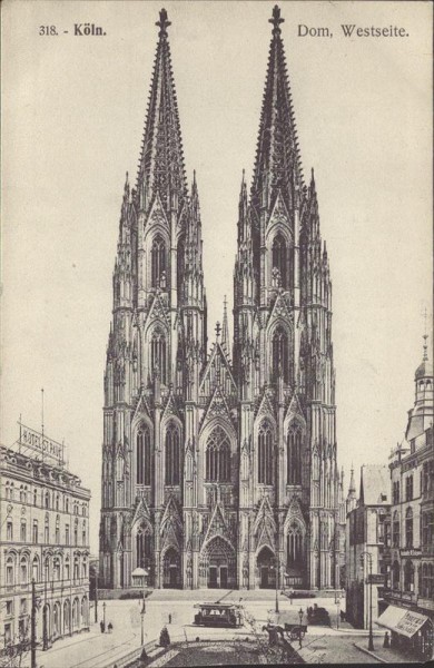 Kölner Dom Vorderseite