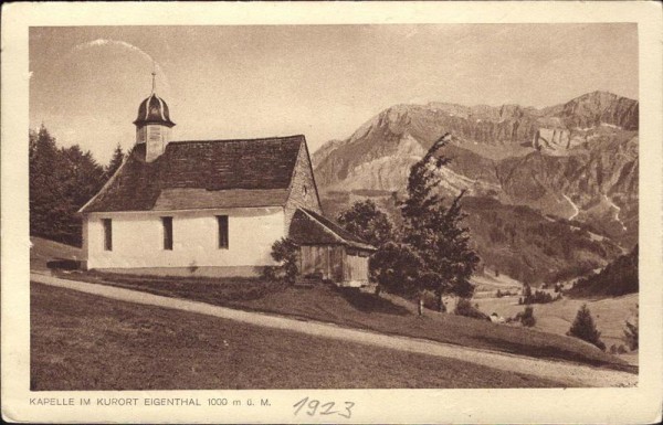 Kapelle im Kurort Eigenthal Vorderseite