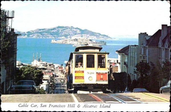 Cable Car on San Francisco Hill Vorderseite