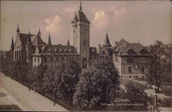 Landesmuseum in Zürich Vorderseite