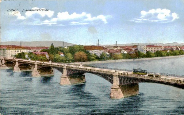 Basel, Johanniterbrücke Vorderseite