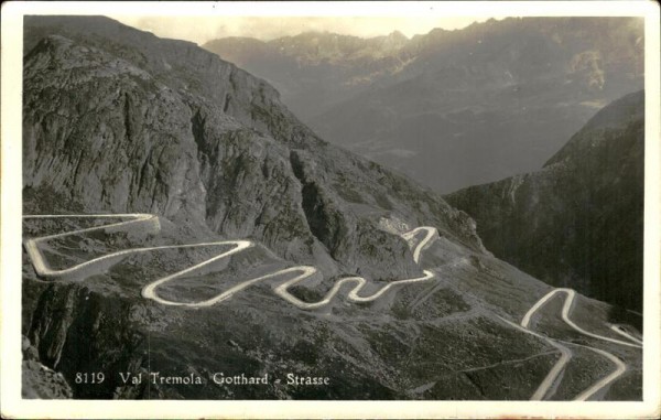 Gotthardpass/Strasse Vorderseite