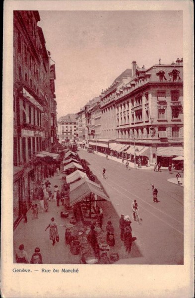 Genève - Rue du Marché Vorderseite