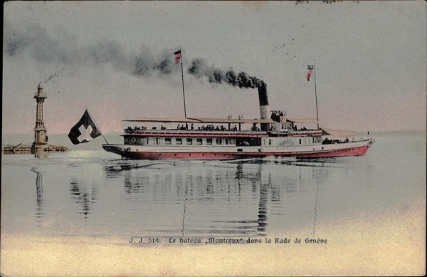 le bateau Montreux Vorderseite