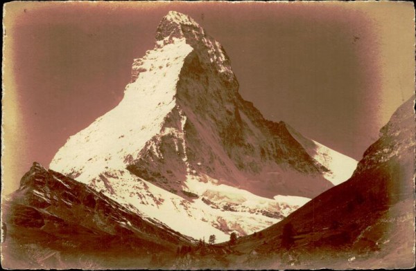 Zermatt/Matterhorn (4478 m) Vorderseite