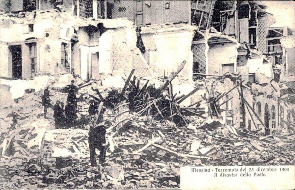 Messina, il disastro 1908 Vorderseite