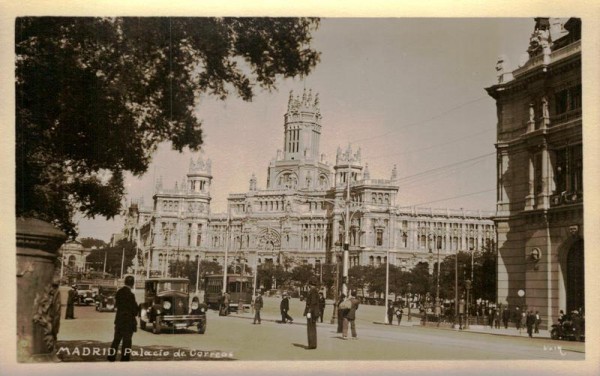 Madrid, Palacio de Correos Vorderseite