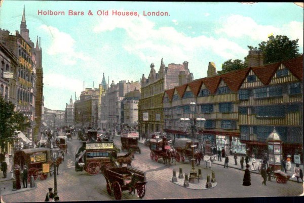 London, Holborn Bars & Old Houses Vorderseite