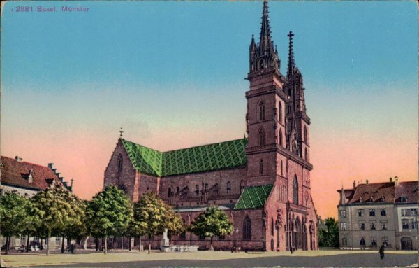 Basel. Münster Vorderseite