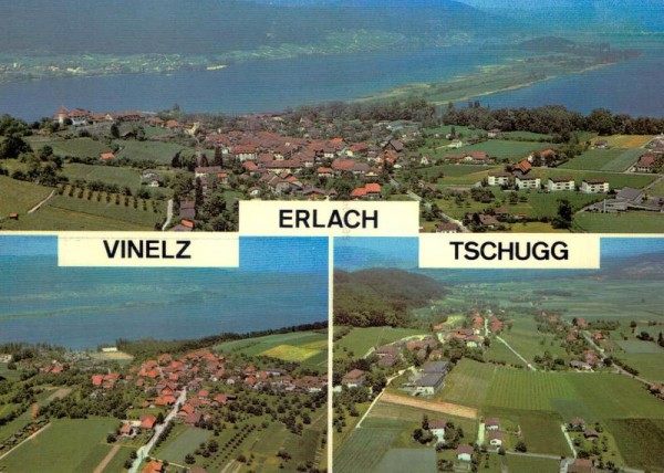 Erlach, Vinelz und Tschugg am Bielersee  Vorderseite