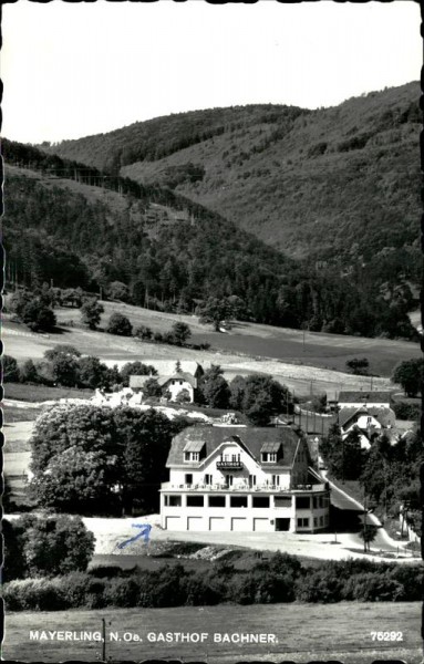 Mayerling, N.Oe., Gasthof Bachner Vorderseite