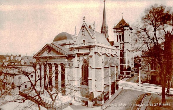 Genève, cathédrale de St.Pierre Vorderseite