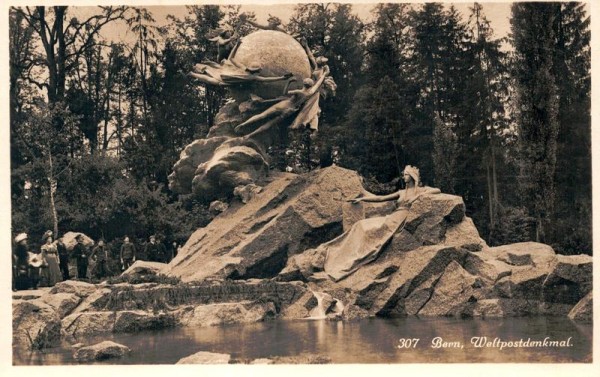 Bern, Weltpostdenkmal Vorderseite